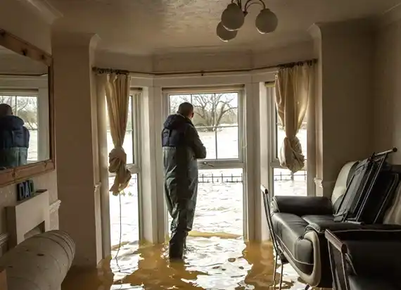 water damage restoration service New Preston